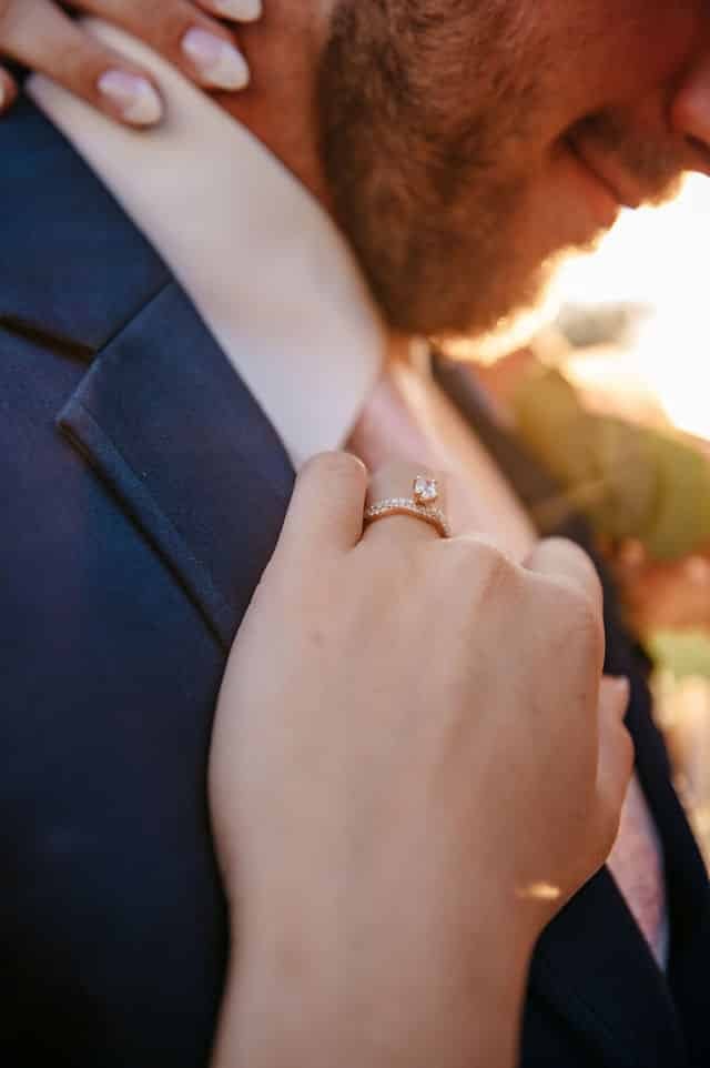 Brides Hand Wedding Ring Picture