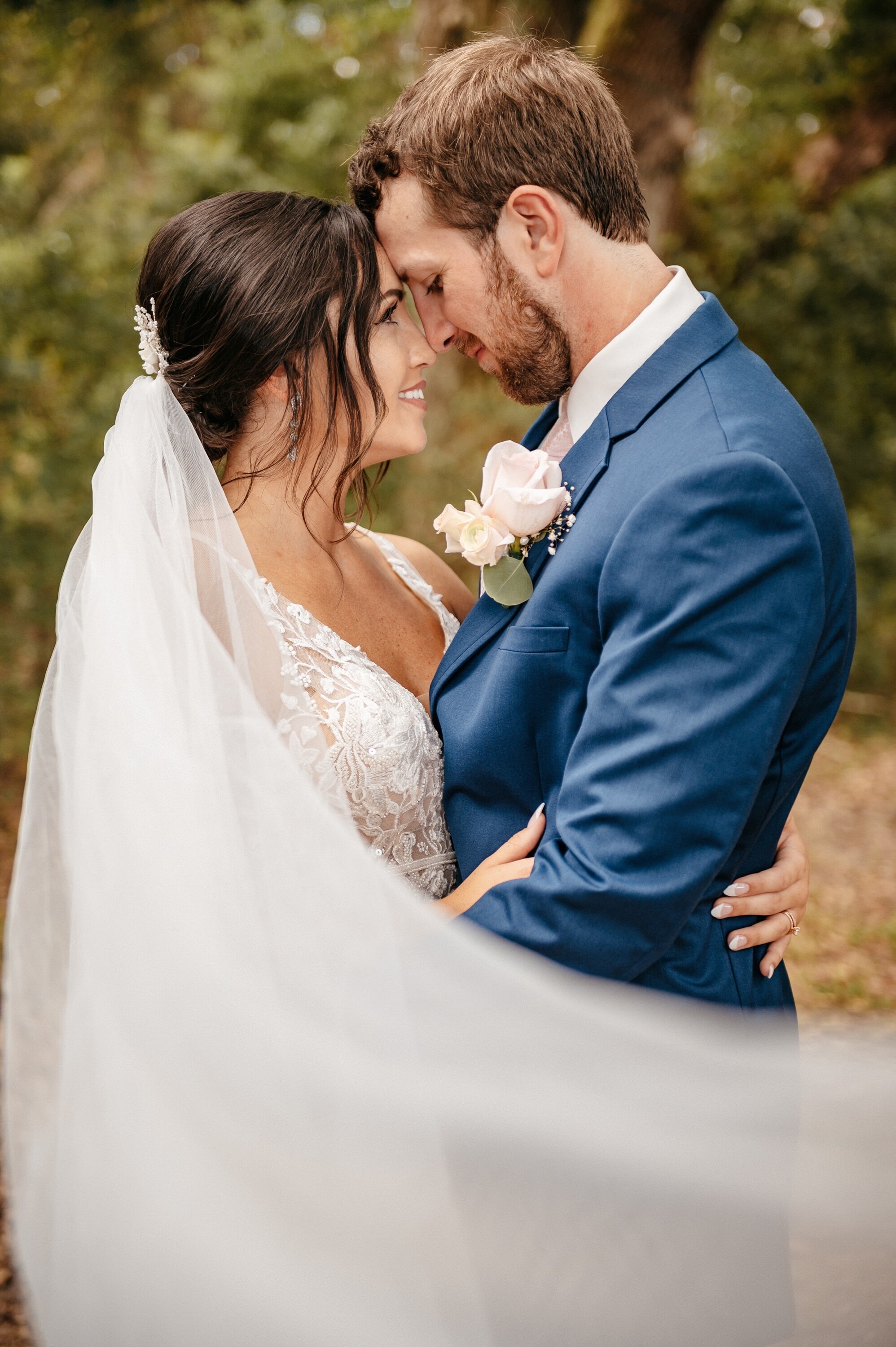 Newly Wed Couple Portrait Image